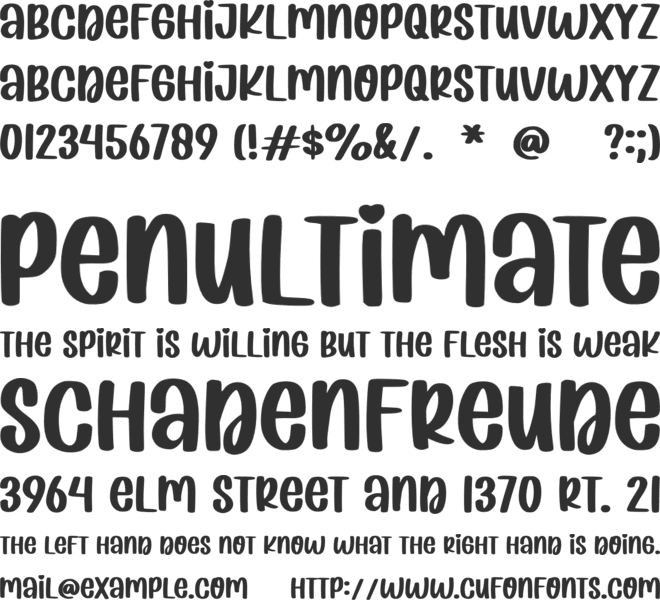 Warm Wishes font preview