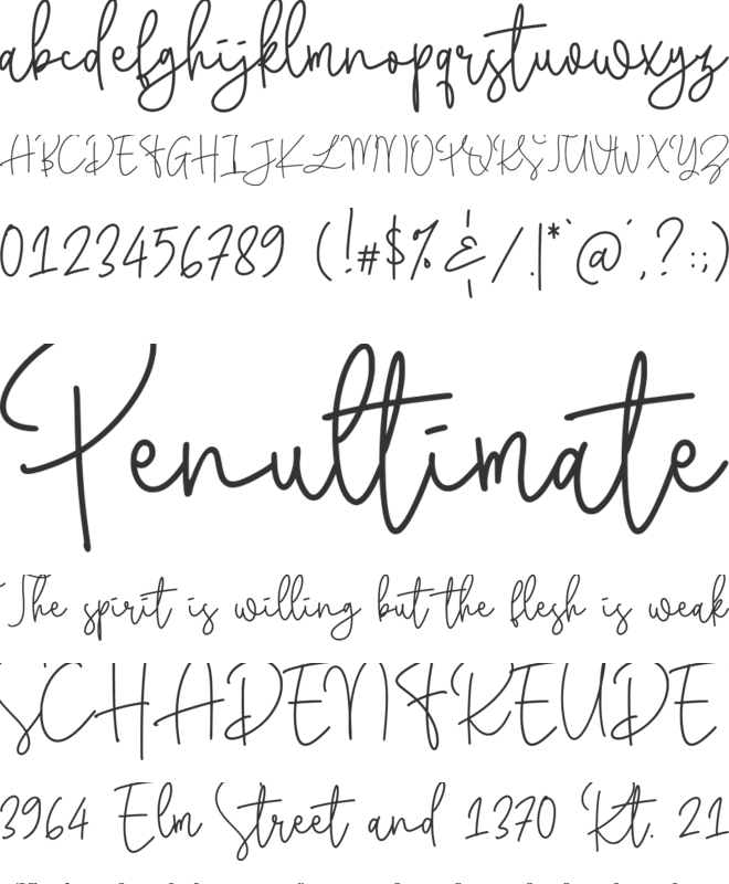 portsmooth font preview