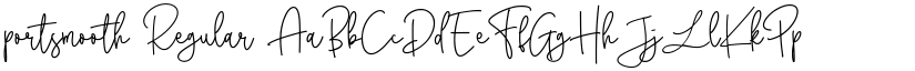 portsmooth Regular font