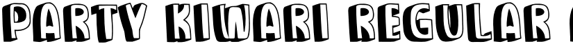 Party Kiwari Regular font