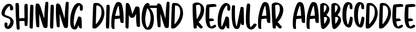 Shining Diamond Regular font