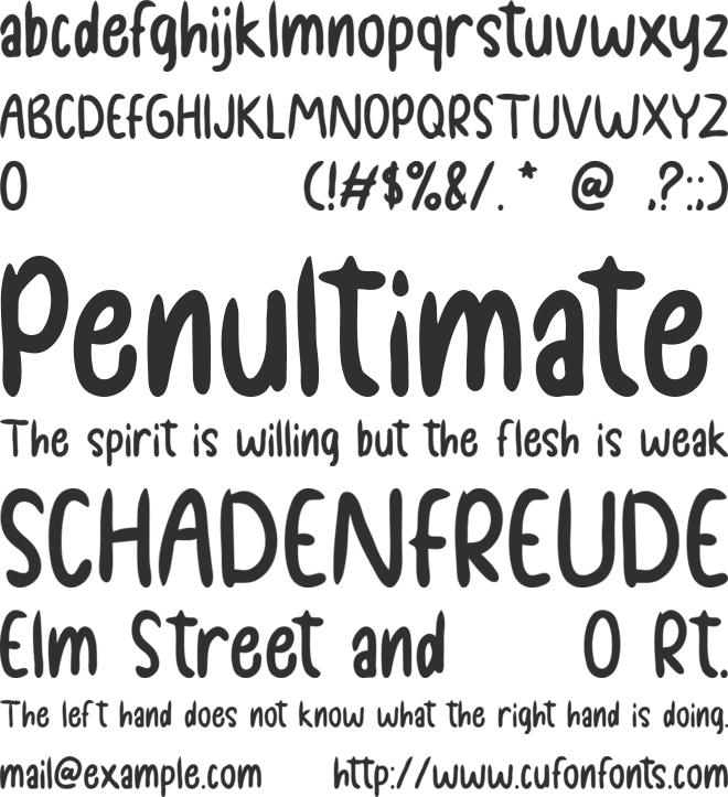 Chilli Chunks font preview