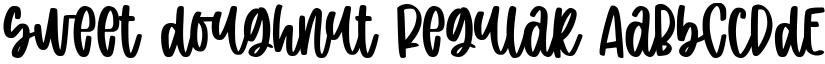 sweet doughnut Regular font