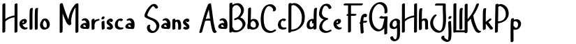 Hello Marisca Sans font