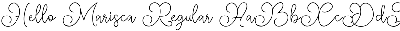 Hello Marisca Regular font