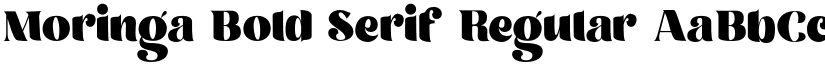 Moringa Bold Serif Regular font