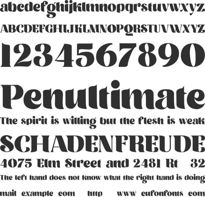Moringa  Serif font preview