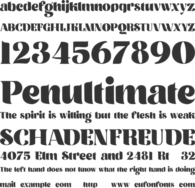 Moringa  Serif font preview