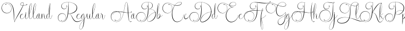 Veilland Regular font