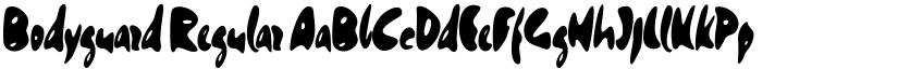 Bodyguard Regular font
