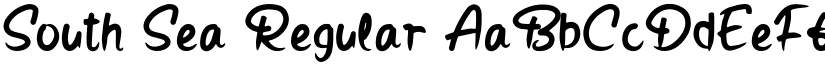 South Sea Regular font