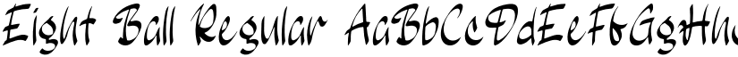 Eight Ball Regular font