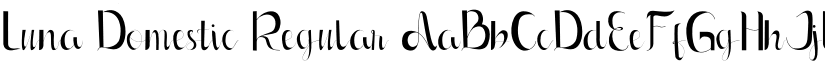 Luna Domestic Regular font