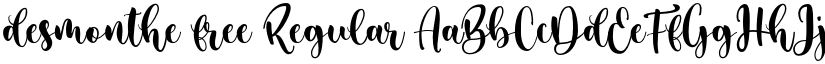 desmonthe free Regular font
