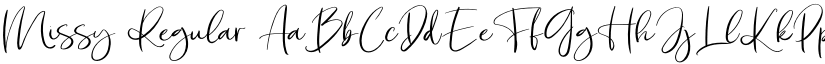Missy Regular font