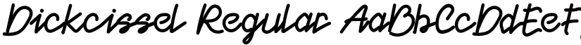Dickcissel Regular font