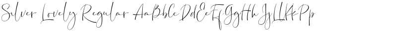 Silver Lovely Regular font