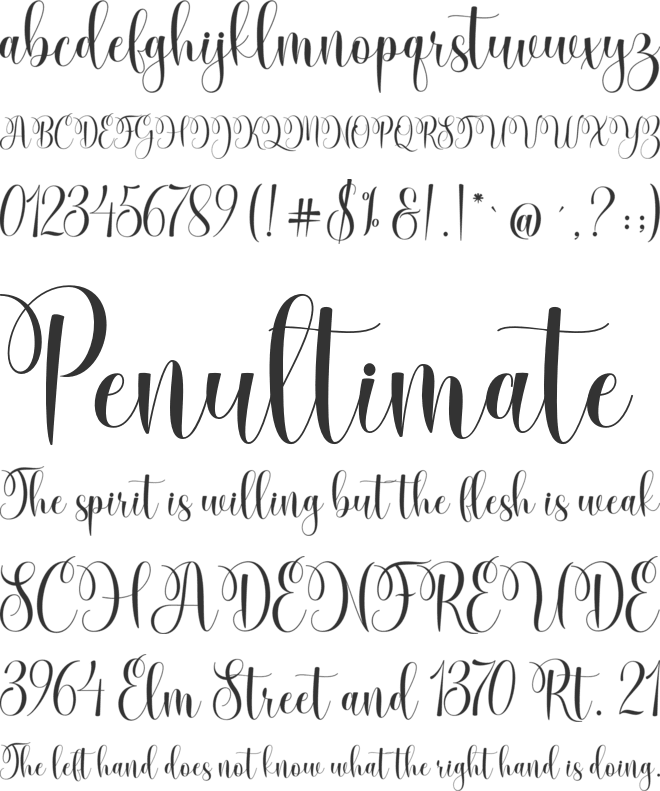 Baby Angel font preview