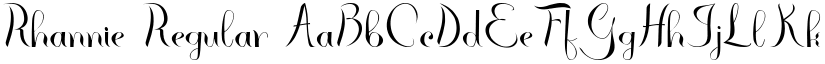 Rhannie font download