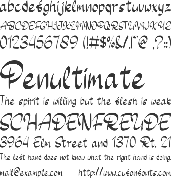 Joy Day font preview