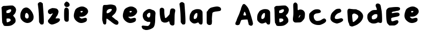 Bolzie font download