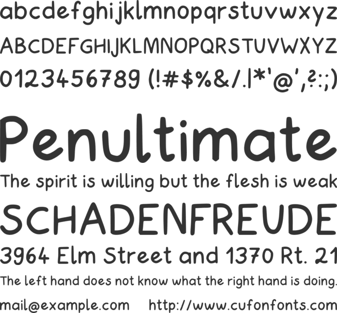 Winter Land By Jd font preview