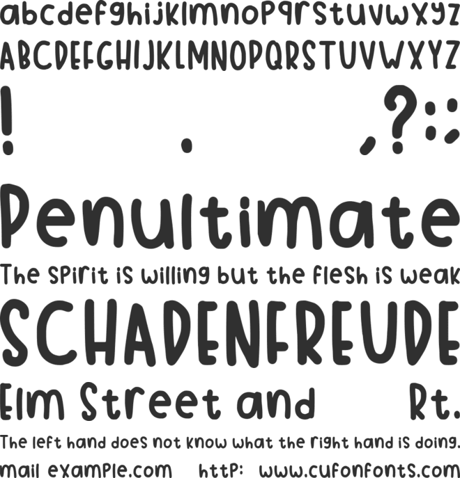 Liohandwritting font preview