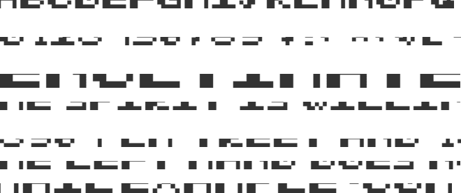 Pixel font preview