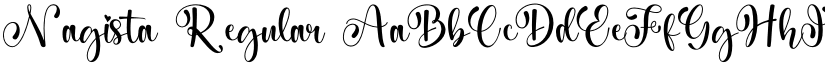 Nagista Regular font