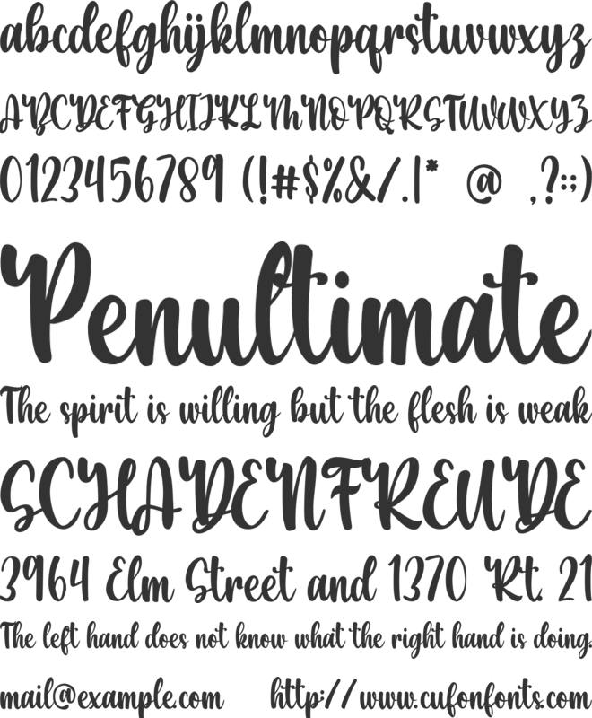 Honeywell font preview