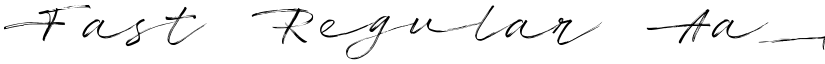 Fast Regular font