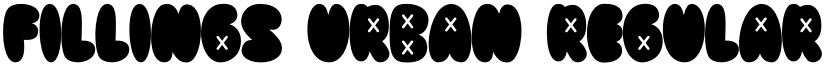 Fillings Urban Regular font