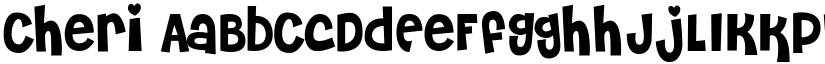 Cheri font