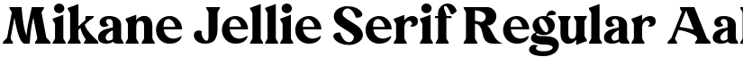 Mikane Jellie Serif Regular font