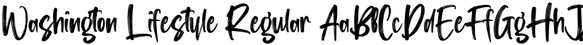 Washington Lifestyle Regular font