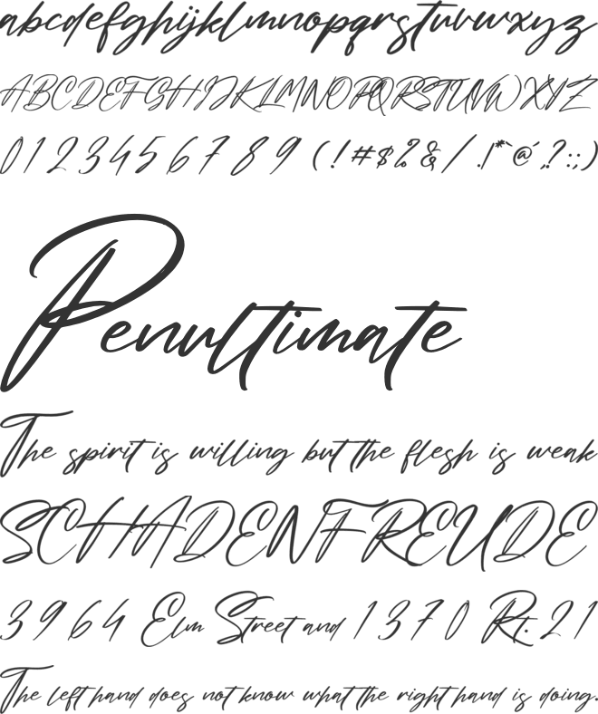 Janji Cinta font preview