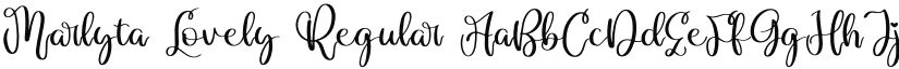 Marlyta Lovely font download