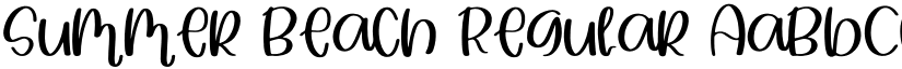 Summer Beach Regular font