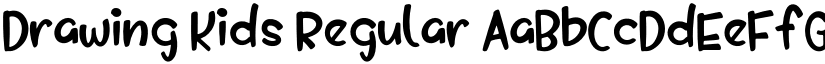 Drawing Kids Regular font