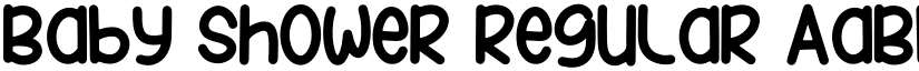 Baby Shower Regular font