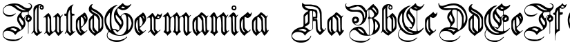 FlutedGermanica font