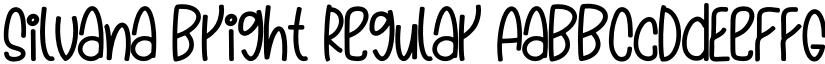 Silvana Bright Regular font