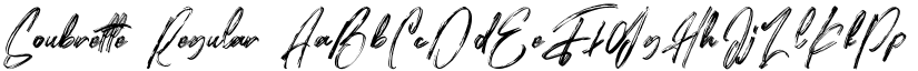 Soubrette Regular font