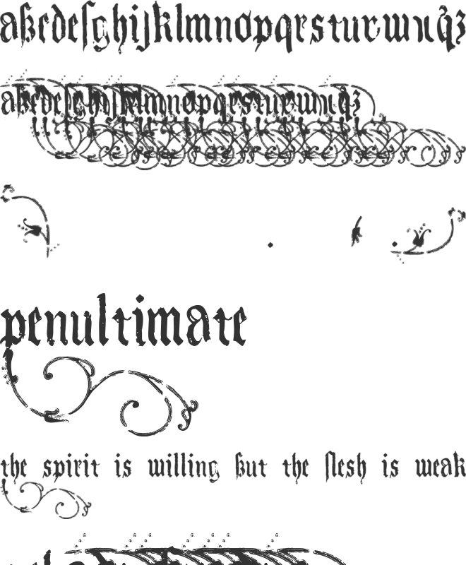 Kingjola font preview