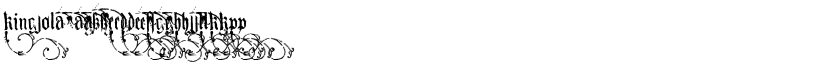 KingjolA font