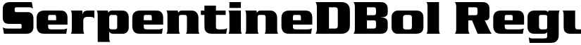 SerpentineDBol Regular font