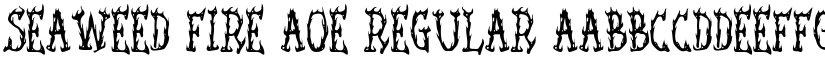Seaweed Fire AOE Regular font