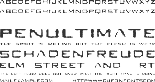 Seabreed font preview