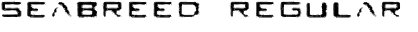 Seabreed Regular Breed font