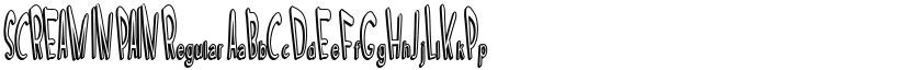 SCREAM IN PAIN font download